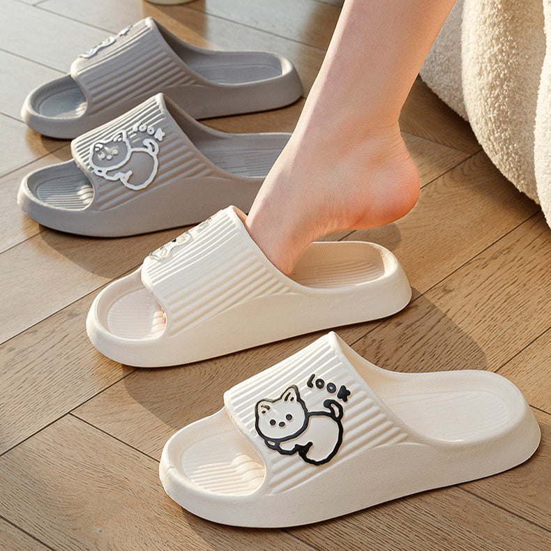 Non-Slip Cat Slippers