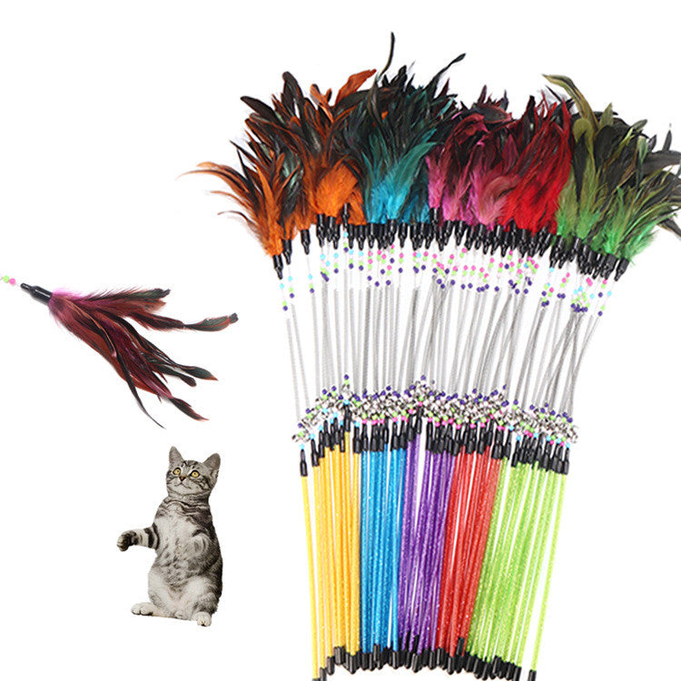 Feather Cat Rod Toy