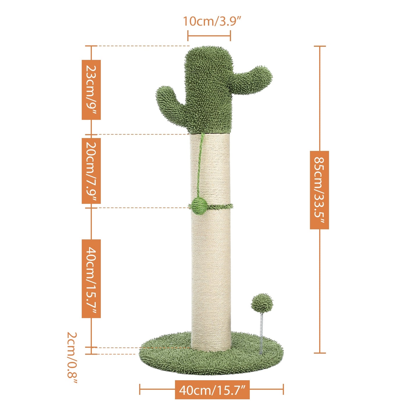 Stylish Cactus Cat Scratching Post