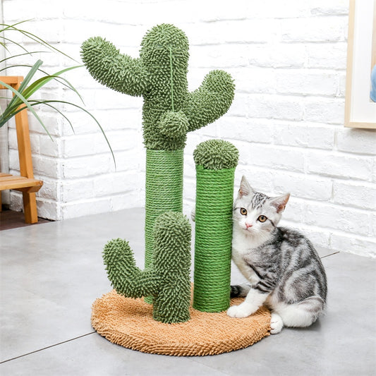 Stylish Cactus Cat Scratching Post