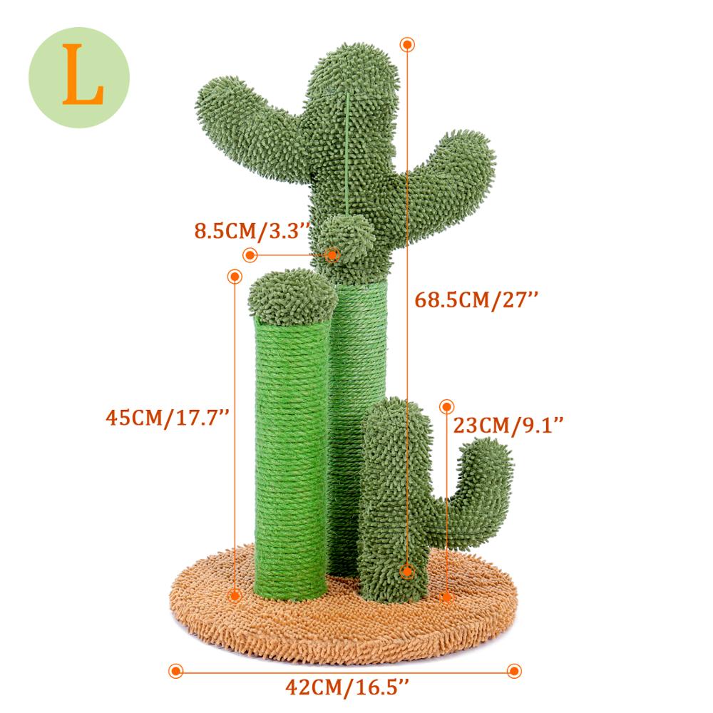 Stylish Cactus Cat Scratching Post