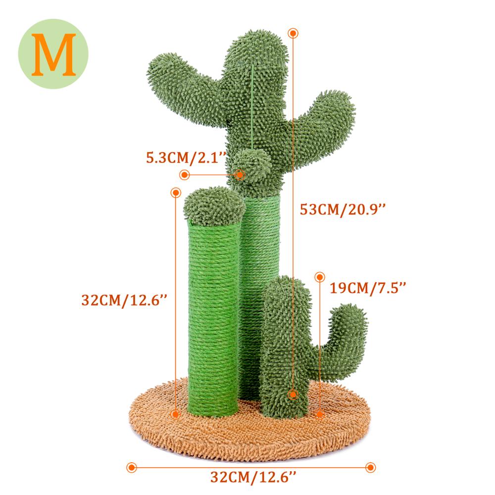 Stylish Cactus Cat Scratching Post