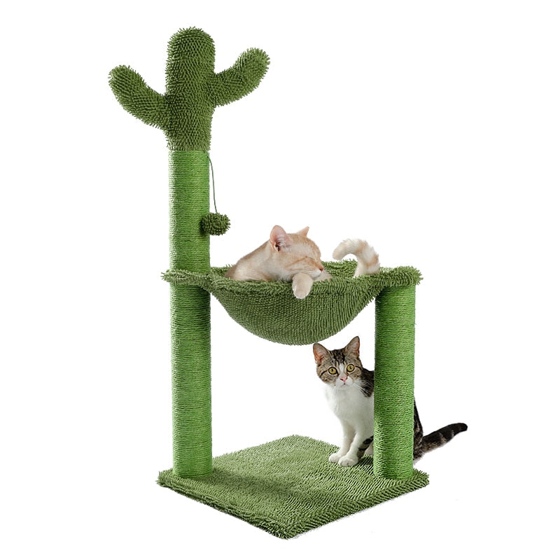 Stylish Cactus Cat Scratching Post