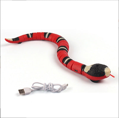 Motion Sensing Snake Cat Toy